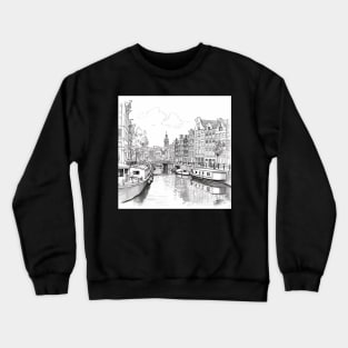 Amsterdam Sketch Crewneck Sweatshirt